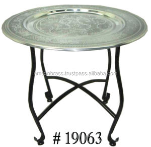 โต๊ะเหล็กโมร็อกโกทำจากเหล็กสไตล์วินเทจเฟอร์นิเจอร์ตกแต่งบ้าน - Product Image 5