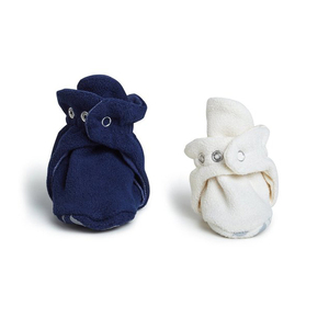 Manufacturer In India High Quality 100% Cotton Fleece Baby Booties with GOTS Certified - Baby-Booties-Cotton-Fabric-New-Born - Product Image 1