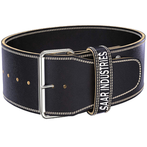 เข็มขัดหนังวัวแท้สำหรับฝึกออกกำลังกายเข็มขัดหนังวัวแท้เข็มขัดออกกำลังกายปรับแต่งได้ - Product Image 1