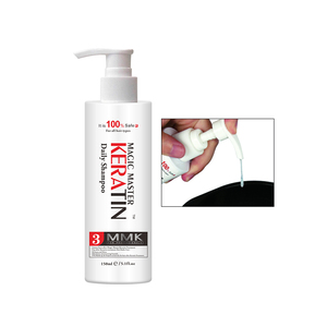 Organic Keratin Salon Hair Care Set Refreshing and Nourishing Anti-Dandruff <b>Shampoo</b> and Conditioner for Home Use - Product Image 3