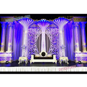 Asian Wedding Stage Decoration Toronto <b>Modern</b> Design Wedding Panels Stage Reception English Stage Decor USA Australia <b>UK</b> - Product Image 1