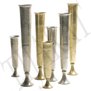 LONG PLANCHER FLOWER VASE METAL FLOWER VASE POUR DÉCOR MAISON LUXE DÉCORATION DE MARIAGE ALUMINIUM FLOWER VASE METAL - Product Image 4