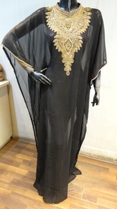 Robe-caftan islamique, tenue élégante fabriqué en inde, prix bon marché, dubaï - Product Image 3
