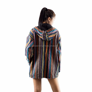 Sudadera con capucha de algodón con estampado de mandala y cremallera, Unisex, NAPAT - Product Image 2