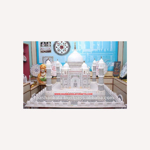 Les plus belles répliques de Taj Mahal faites à la main en pierre de marbre blanc de qualité supérieure fabriquées à la main par Agra produits en vrac - Product Image 1