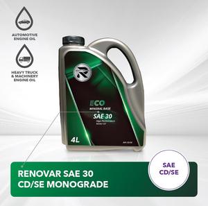 RENOVAR SAE40 API CF Aceite de motor a base de minerales Adhesivo lubricante automotriz - Product Image 1