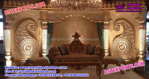 Splendide décoration de scène Jodha Akbar, décor de scène de mariage, décor de scène de réception de mariage, personnalisé, haute qualité, États-Unis - Product Image 3