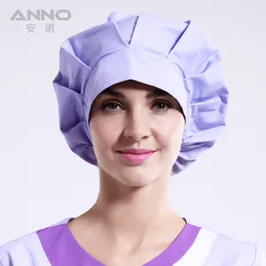 Operating Room Doctors Cap and Hat Medical Nurse Bouffant Breathable Caps Nurses Solid Cap