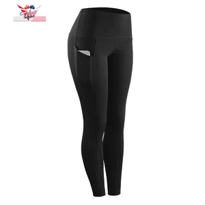 Pantalones Deportivos para Mujer, Talla Grande, con Logotipo Personalizado, Diseño a Cuadros, Secado Rápido, Transpirables, Elásticos, con Bolsillos, Leggings de Fitness Viky - Product Image 2