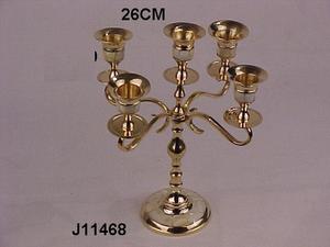 Bougeoir en laiton et mosaïque mère de perle, support de bougie métallique, pour décoration de mariage, décor de maison - Product Image 4