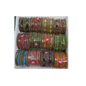 Últimos Conjuntos de Brazaletes de Hilo de Seda Indio, Elegantes Brazaletes de Hilo de Seda - Product Image 1