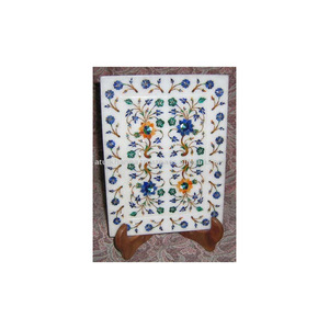 Luxury Marble Inlay Beautiful Carving Plate and Trays - Product Image 1