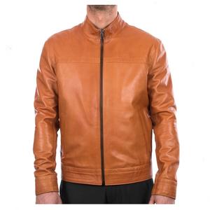 Veste en cuir suédé à fermeture éclair sur le devant pour hommes, vêtements de sport d'hiver à finition douce au toucher pour un usage quotidien et une équipe de motards - Product Image 1