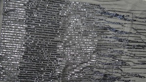 Tela africana bordada de encaje con agujero para vestido de novia, falda de moda, superventas - Product Image 5