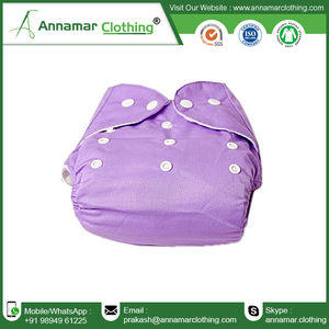 Couche en tissu de coton biologique pour bébé avec impression personnalisée de logo personnalisé et couche pour bébé unisexe colorée - Product Image 4