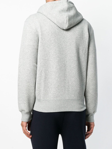 Sudadera con capucha ajustada para hombre y mujer, prenda deportiva de chándal con logotipo bordado, forro polar, color gris, para gimnasio, Invierno - Product Image 2