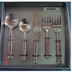 Juego de cubiertos de acero al por mayor para restaurante de cocina casera - Product Image 2