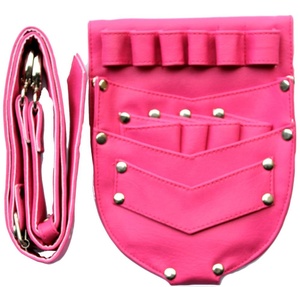 Équipement de salon professionnel, ciseaux de coiffure couleur ZEBRA ROSE, étui pour ciseaux en cuir PU, fournitures de salon personnalisées - Product Image 1