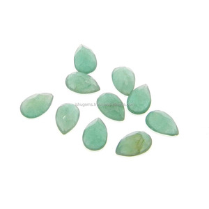 Mica Verde Natural Aventurina, Corte Pera de 8x5mm, 0.8 Quilates, Gema Suelta de Calidad AA para Joyería - Product Image 2