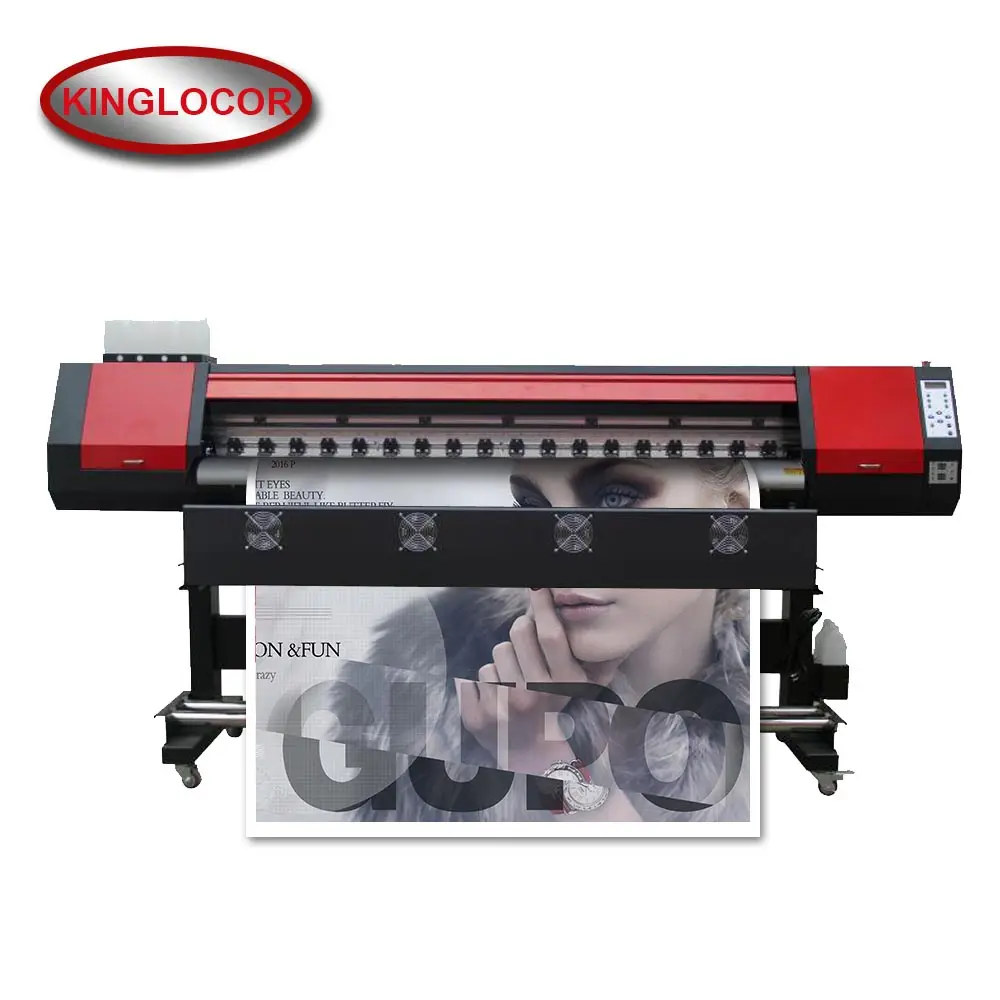 Fabriek Prijs 1.8 m 1800mm Kleur Inkjet XP600 6 Kleuren Behang Plotter Inkjet Flex Banner Printer Plotter