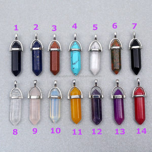 จี้เงินแท้ประดับอเมทิสต์ธรรมชาติสำหรับทุกเพศ - Product Image 2