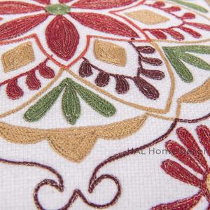 Funda de almohada de algodón decorativa, funda de cojín bordada al por mayor, funda de cojín de mandala de decoración India para el hogar - Product Image 3