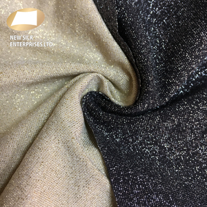 Tela para vestido lurex dorada y plateada, 92% nailon, 8% spandex - Product Image 4