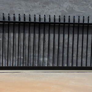 Chất lượng cao 8 * 6ft trang trí hàng rào bằng thép rèn cho đường lái xe công viên Ngoài Trời thấp - Product Image 3