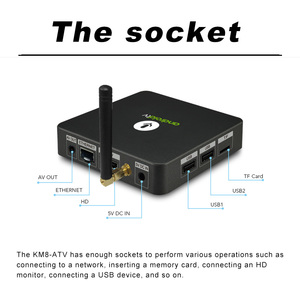 Mecool <span class=keywords><strong>KM8</strong></span> 4K Google Android TV 8.0 2Gb16Gb TV Box con Control Remoto por Voz - Product Image 5