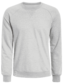 Mens Plaine Sweat Jersey Pull-Pull Travail Casual Loisirs Top Plaine blanc polaire à capuche - Product Image 3