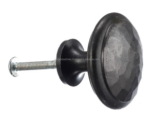 OMG Industries armoire en fer forgé armoire de cuisine mortaise jante bouton de porte ensemble bouton de tiroir en laiton antique meubles porte tirer K - Product Image 3