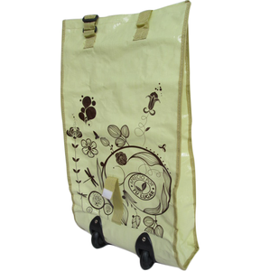 Bolsas de Compras con Ruedas de PP No Tejido Reciclado Ecológico con Logotipo de Marca, Asa Superior y Patas Redondas, Estilo Moderno, Hechas en Vietnam - Product Image 1
