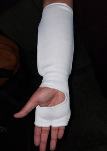 Protector de Antebrazos de Espuma Elástica de Algodón para Karate y Taekwondo, Personalizado por GAPE SPORTS, Colores Personalizados, Logotipo OEM/ODM - Product Image 5