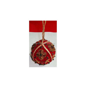 Handmade Christmas Ornament Made by Embroidery - Product Image 1