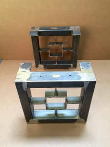 Table à manger rectangulaire, 1 pièce, moderne, en bois massif naturel/table industrielle - Product Image 4