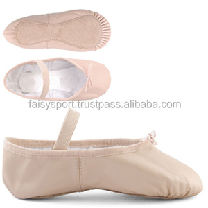 Ballet Shoes for Girls <b>Leather</b> Dance Shoes Full Sole Ballet Flats Ballet <b>Slippers</b> for Kids Toddler <b>Women</b> Adults - Product Image 1