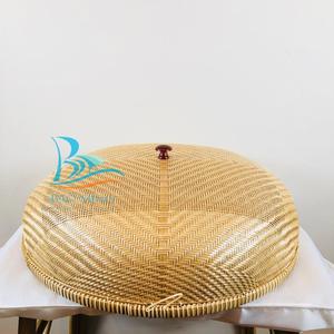 ฝาครอบอาหารไม้ไผ่สีธรรมชาติ อุปกรณ์ครัวเชิงพาณิชย์สำหรับร้านอาหาร ฝาครอบอาหารสำหรับเก็บอาหารในครัว - Product Image 1