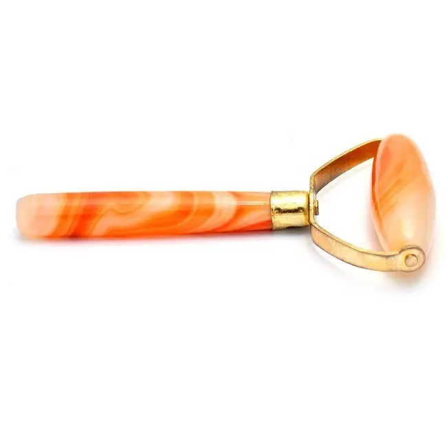 Orange Fire Agate Gemstone Beautiful Roller Body Massager