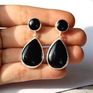 White Pearl and <b>Rose</b> <b>Quartz</b> Sterling Silver Chandelier <b>Earrings</b> for Engagement Wedding Anniversary Party-Gift - Product Image 4