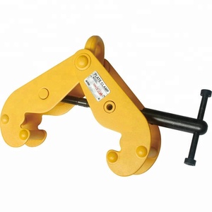1 Year Warranty Certificate Metal Steel Heavy Duty Lifting Beam <strong>Clamp</strong>