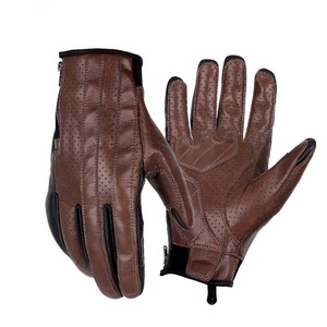 Nuevo producto Hombres Moto Guantes de carreras de cuero para corredores Bikers guantes de moto - Product Image 2