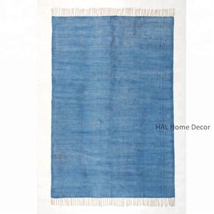 Tapis en coton inspiré du dessin animé indien, moquette de sol de chambre à coucher imprimée, tapis de styliste fait à la main en vrac - Product Image 5