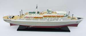 Modelo de Barco de Crucero de Madera SS ROTTERDAM - Artesanía de Buena Calidad, Marca GIA CO. LTD NHIEN, Origen Vietnam, Modelo CS1080P - Product Image 4
