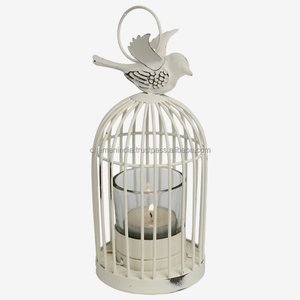 BirdCage <b>Lantern</b> Tea Light Candle Holders for Home Decoration Christmas Occasions Durable Metal and Iron Material - Product Image 1