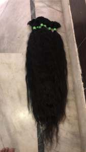 Cabello indio virgen crudo, oferta, cabello humano remy 100% en la India, cabello alineado con cutícula de la India, cabello brasileño - Product Image 4