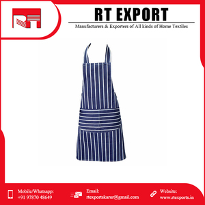 Babero de cocina sin mangas de algodón 100% más vendido, estampado personalizado a precio mayorista - Product Image 2