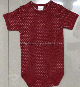 Combinaison pour bébé en coton biologique 100% Tirupur, manches courtes, imprimé, tenue d'été, OEM, tissu en bambou blanc, boutons-pression confortables - Product Image 4