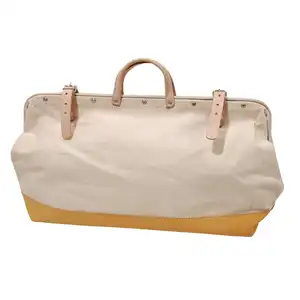 Toptan yeni moda yüksek kaliteli top trend özel baskılı çok cepler tuval el Tote bahçe alet çantası