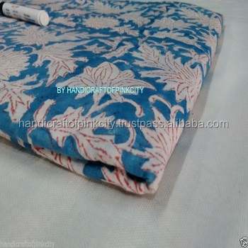 5 ярдов, ткань с ручным принтом, хлопковая ткань на бретельках, платье с натуральными синими листьями FC27