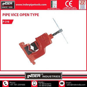 Étau de tuyau de type ouvert à corps solide en fonte de qualité industrielle de l'exportateur indien de confiance avec support OEM & ODM personnalisé - Product Image 3